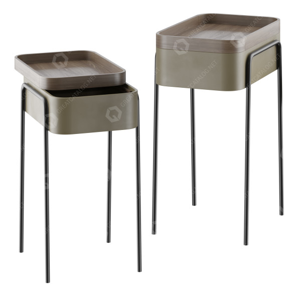 Coffee Table Ligne Roset Couliss 3D model