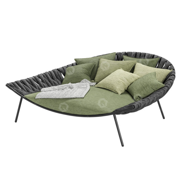 Chaise Longue Roda Garden Arena Modelo 3D
