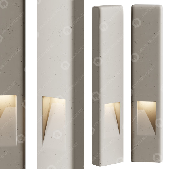 Bollard with Light SIT Softshapes 3D model