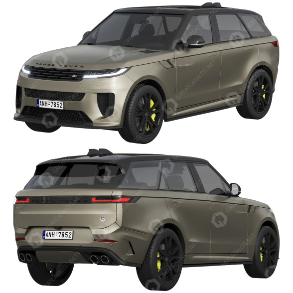 Auto Land Rover Range Rover Sport SV 3D-Modell