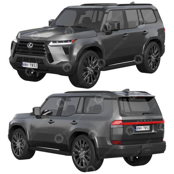 Автомобіль Lexus GX 2024 3D модель