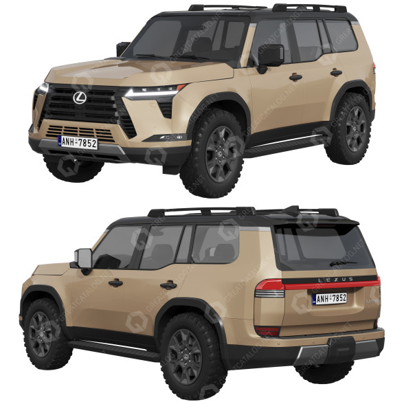 Автомобіль Lexus GX Overtrail 2024 3D модель