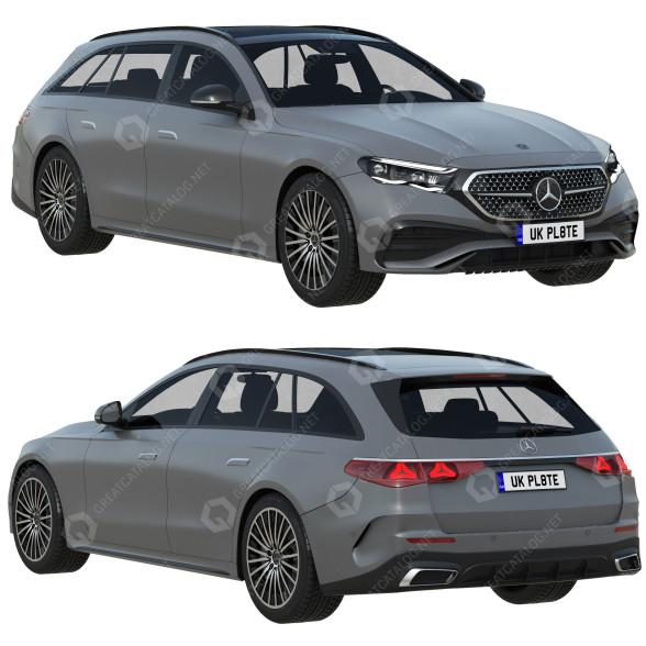Auto Mercedes-Benz E-Class Estate 3D-Modell