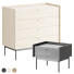 Commode et table de chevet Zegen Canelli - andreyhrymaliuk