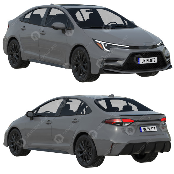 Автомобіль Toyota Corolla Sedan 3D модель
