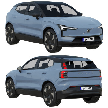 Samochód Volvo EX30 Model 3D