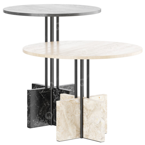 Tables basses Favius Gravity by Hanne Willmann modèle 3D