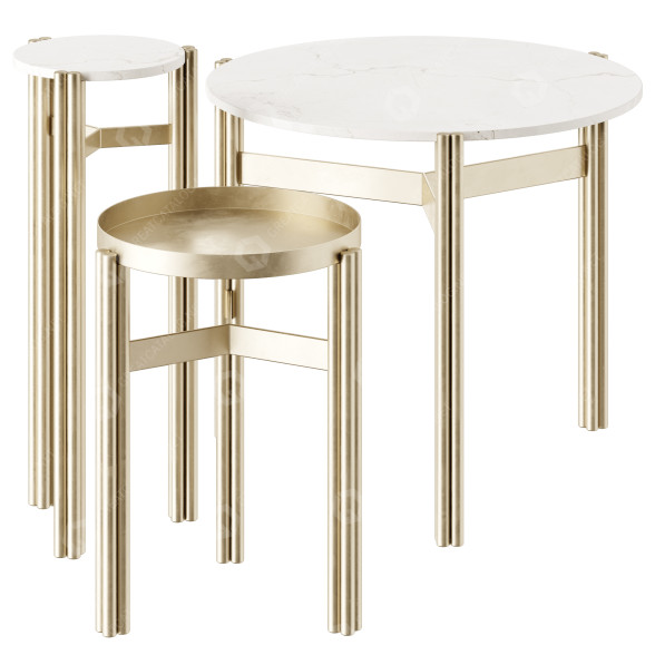 Coffee Table Gallotti&Radice Twelve 3D model