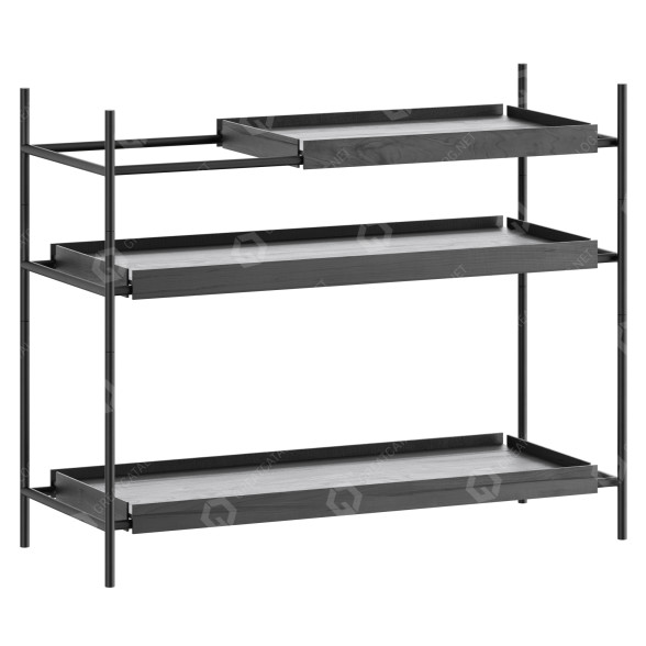 Журнальный столик Woud Tray Shelf 3D модель