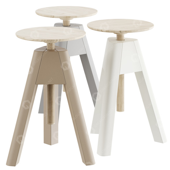 Tabouret Miniforms Vitos modèle 3D