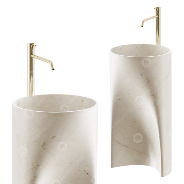 Lavabo Rilievo Modelo 3D