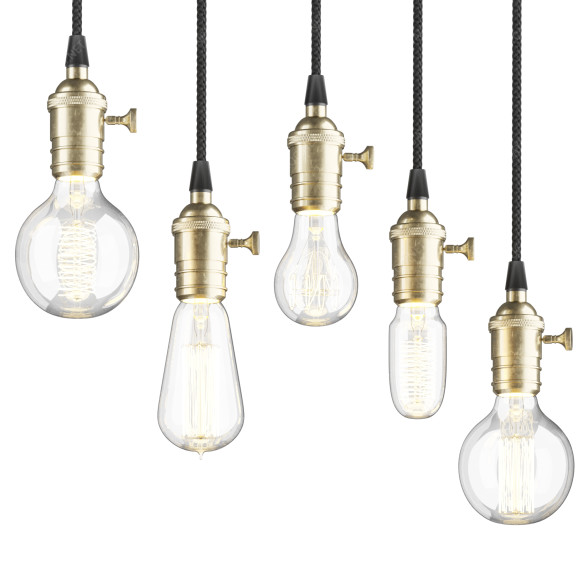 Підвісні світильники Edison 3D модель