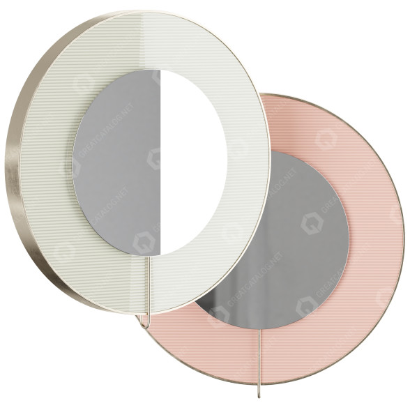 Espejo Mezzo Collection Louis Modelo 3D