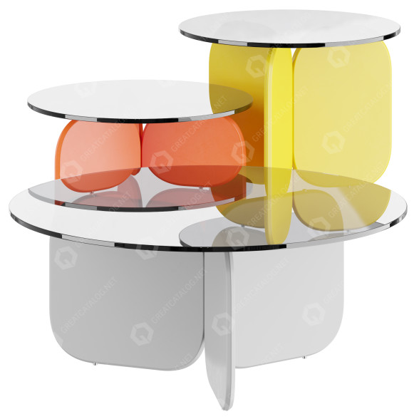 Couchtische Sancal La Isla 3D-Modell