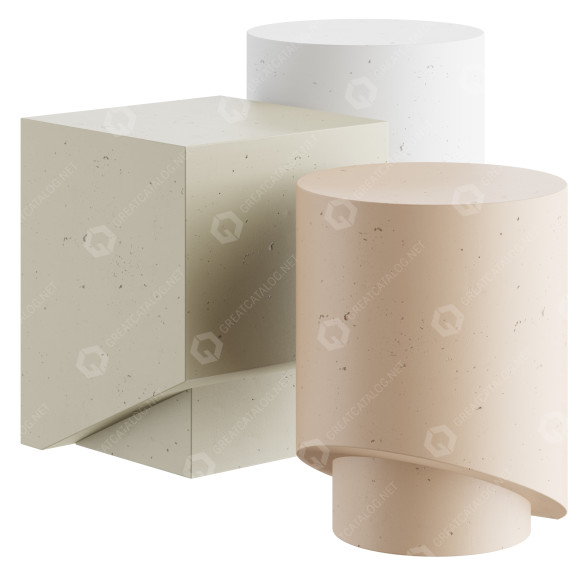 Couchtische Piet Boon Kai 3D-Modell
