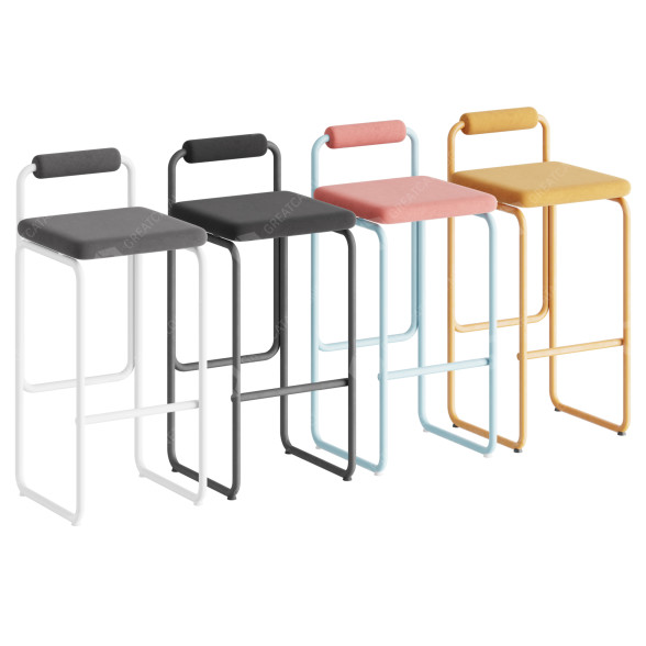 Tabouret de bar BY furniture Flamingo modèle 3D