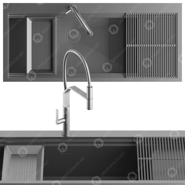 Sink Foster Milanello 3D model