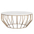 Stolik kawowy Golden Leaf White - Yunusxon3d