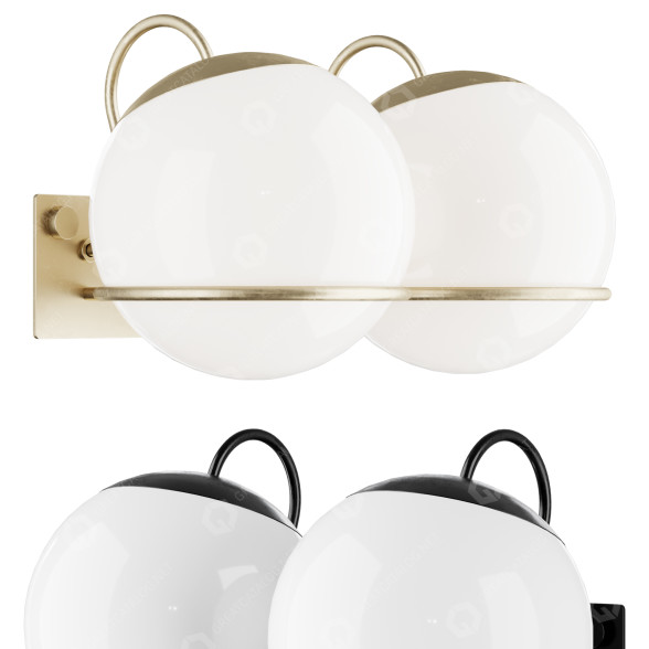 Lampes murales Astep Model 237 & 238 modèle 3D