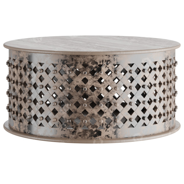 Coffee Table Ballard Designs Bornova 3D model GreatCatalog 32102