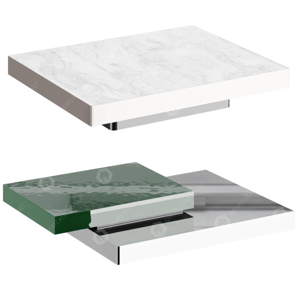 Журнальные столики Minotti Solid Steel 3D модель