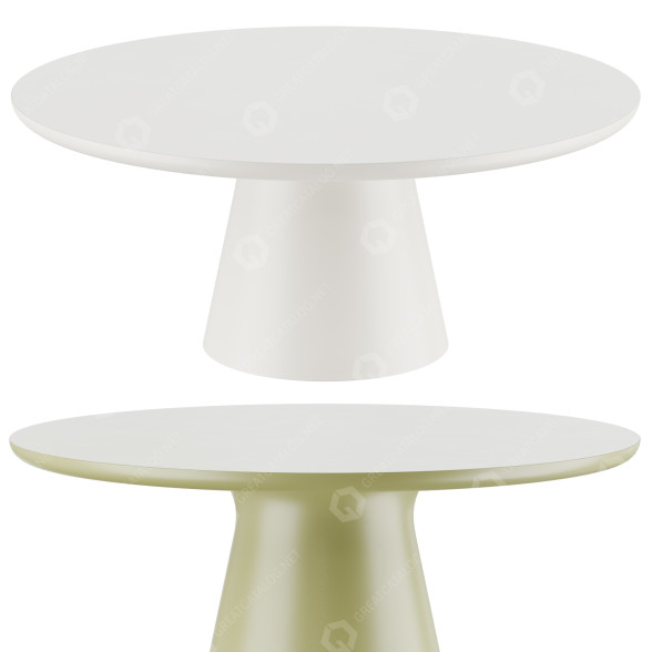 Stolik kawowy Baker McGuire Spin by Barbara Barry model 3D