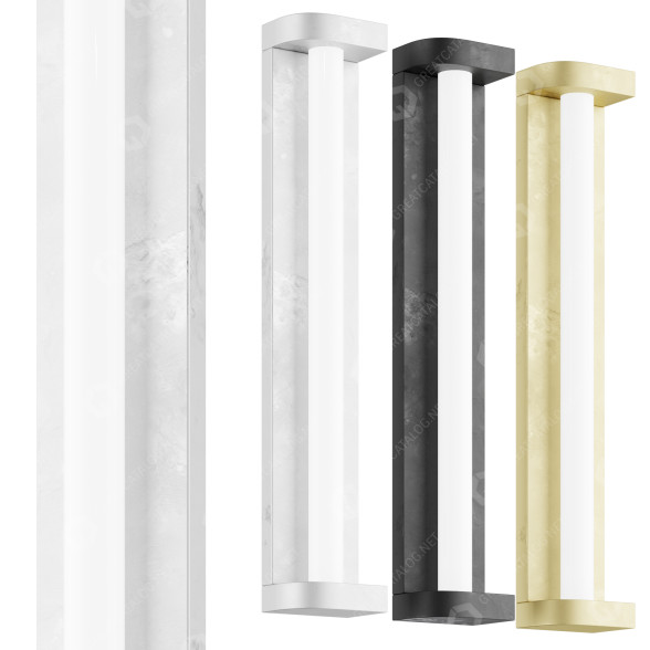Wall Lamp Square In Circle Studio Rounded Corner 3D model