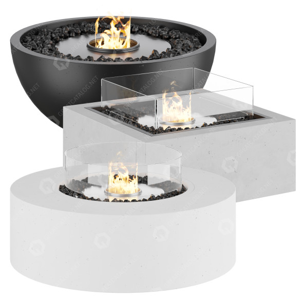 Biokamine EcoSmart Fire Base 3D-Modell