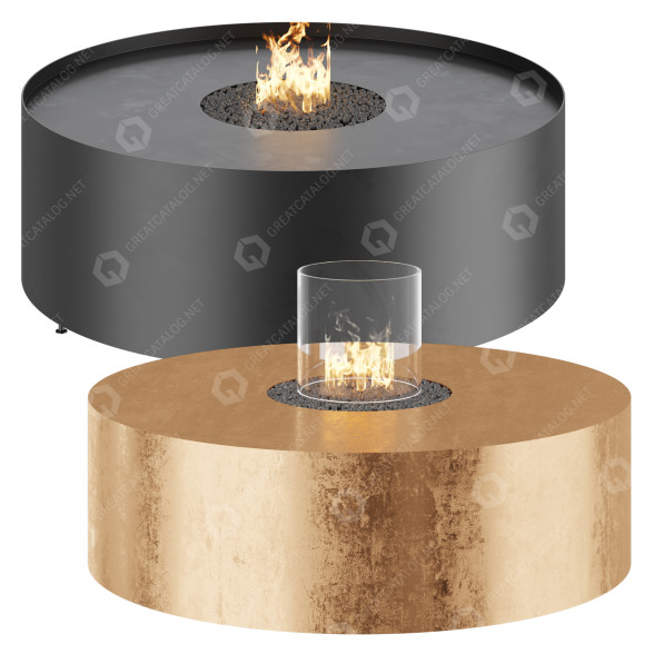 Біокаміни Planika Galio Fire Pit 3D модель