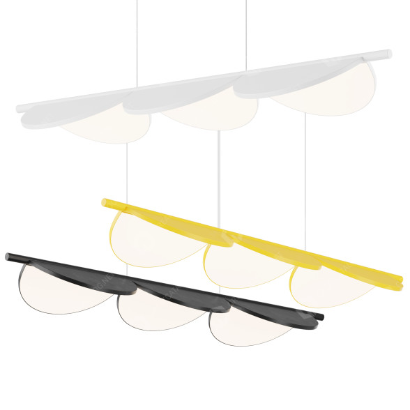 Подвесной светильник Flos Almendra Linear 3D модель