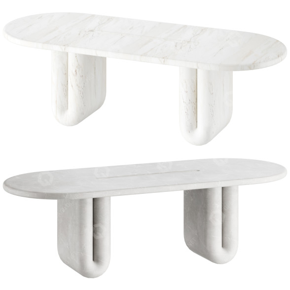 Стол 1stDibs Chubby Dining by Arthur Vallin 3D модель