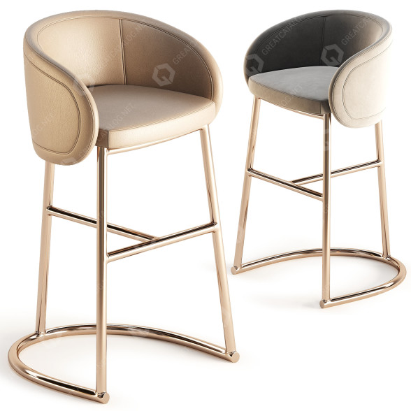 Tabouret de bar Visionnaire Sunny modèle 3D