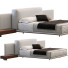 Ліжко та тумбочки Minotti Horizonte - ED-MONTE