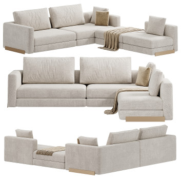 Sofa  Arflex Rendez Vous Model 3D