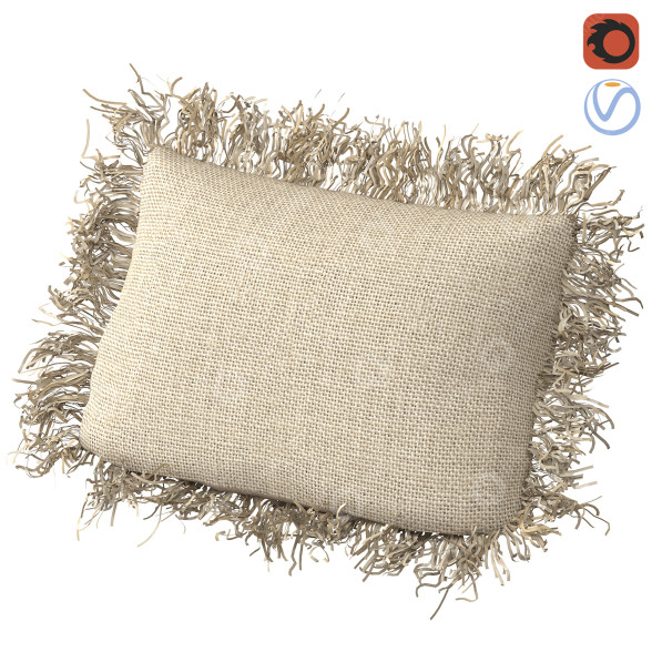 Подушка Rafia Wiker 01 3D модель