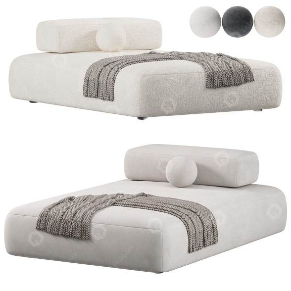 Cama de día Living Divani Bubble Rock Modelo 3D