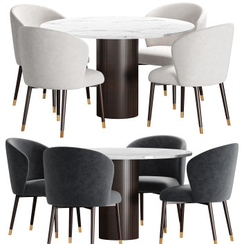 Table and Chairs Studiotwentyseven Cristian Branea and Volante
