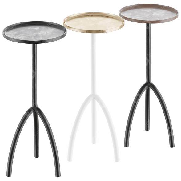 Stolik kawowy Liaigre Bronze Trepied Side model 3D