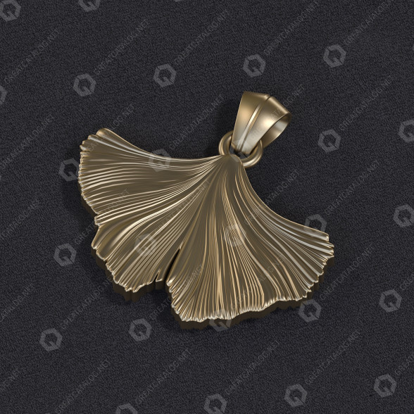 Colgante Ginkgo Biloba Modelo 3D