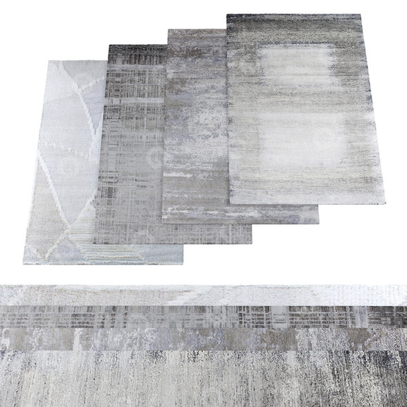 Teppiche Grey 3D-Modell