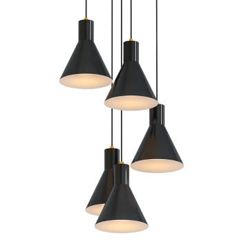 Hängeleuchte Visual Comfort & Co Towner Five Light Cluster
