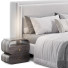 Bed and Bedside Tables Elm & Iron Dallon King - Theorema