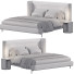 Bed and Bedside Tables Elm & Iron Dallon King - Theorema