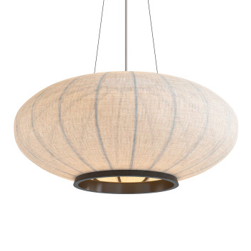 Hängeleuchte Visual Comfort & Co Paper Moon Medium Hanging Shade