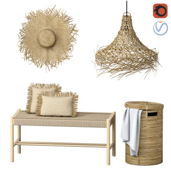 Декор Wicker Bamboo Set 01