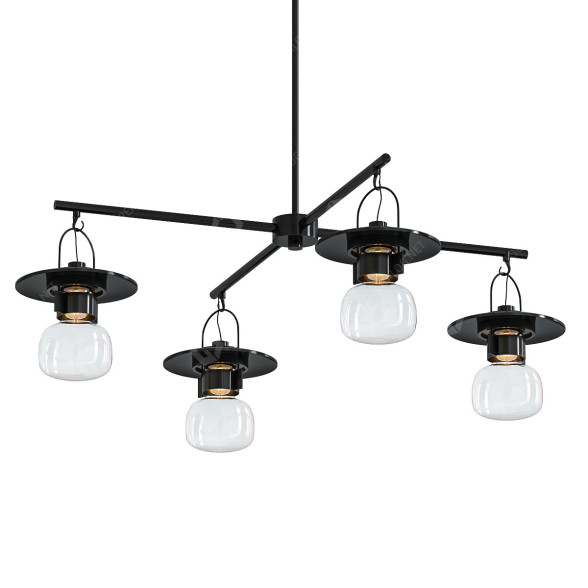 Люстра Hubbardton Forge Mason Outdoor 3D модель