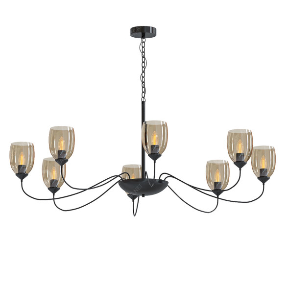 Żyrandol Hubbardton Forge Oval Large model 3D