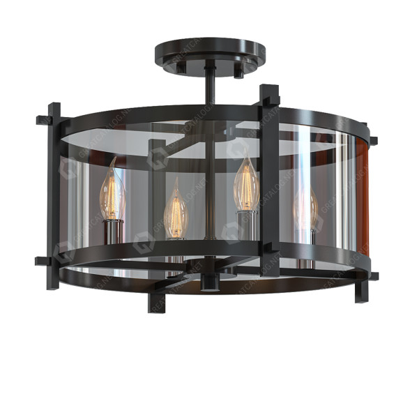 Люстра Semi Flush Mount 3D модель