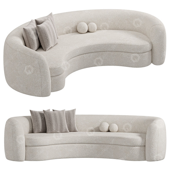 Sofa Kooku Syd 3D model