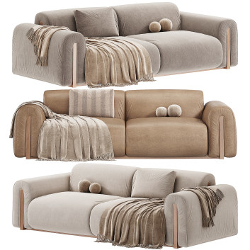 Sofa  Natuzzi Colle 2 Model 3D